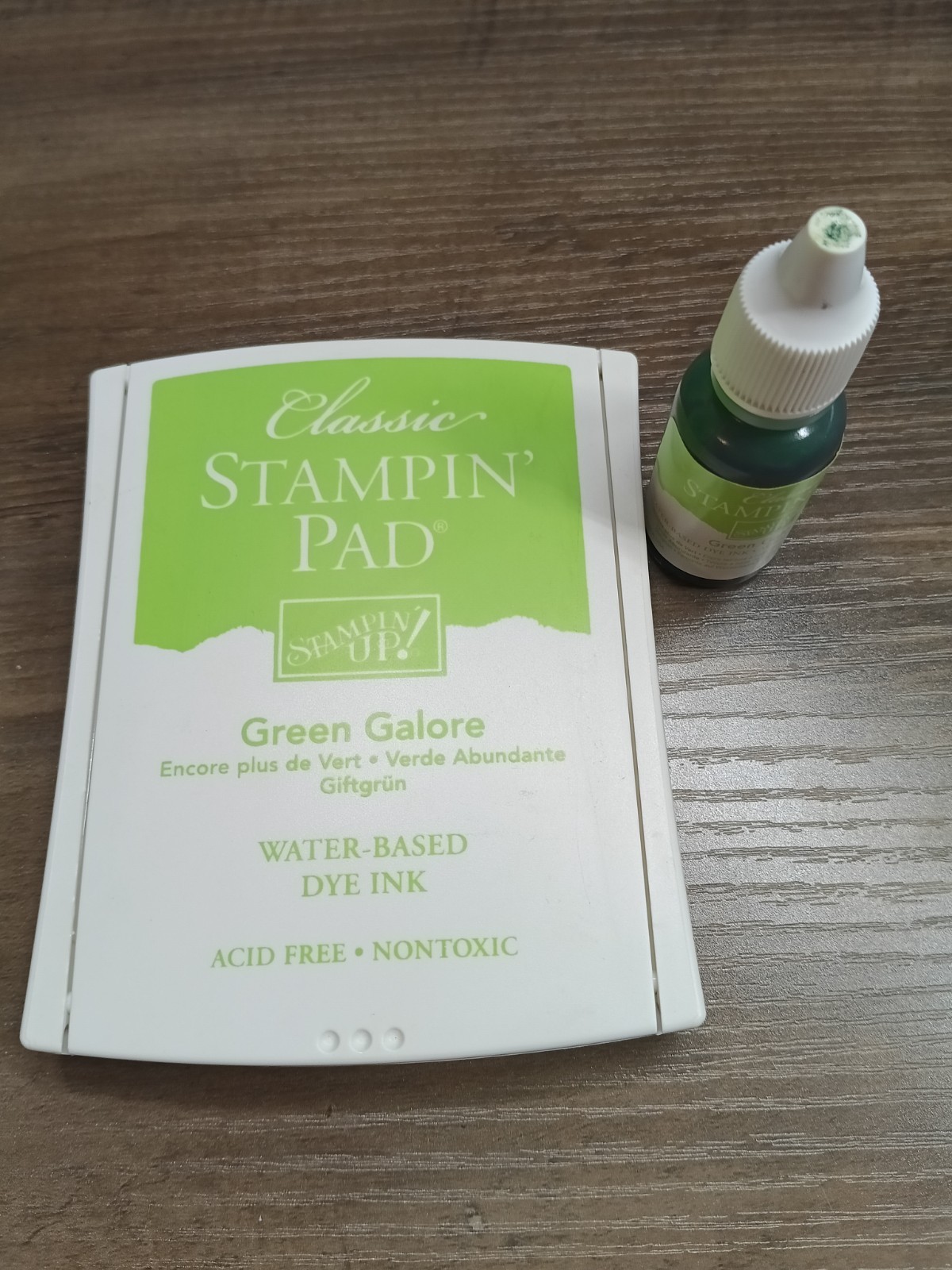 Stampin Up Classic Ink Refill & Pad ~ Green Galore