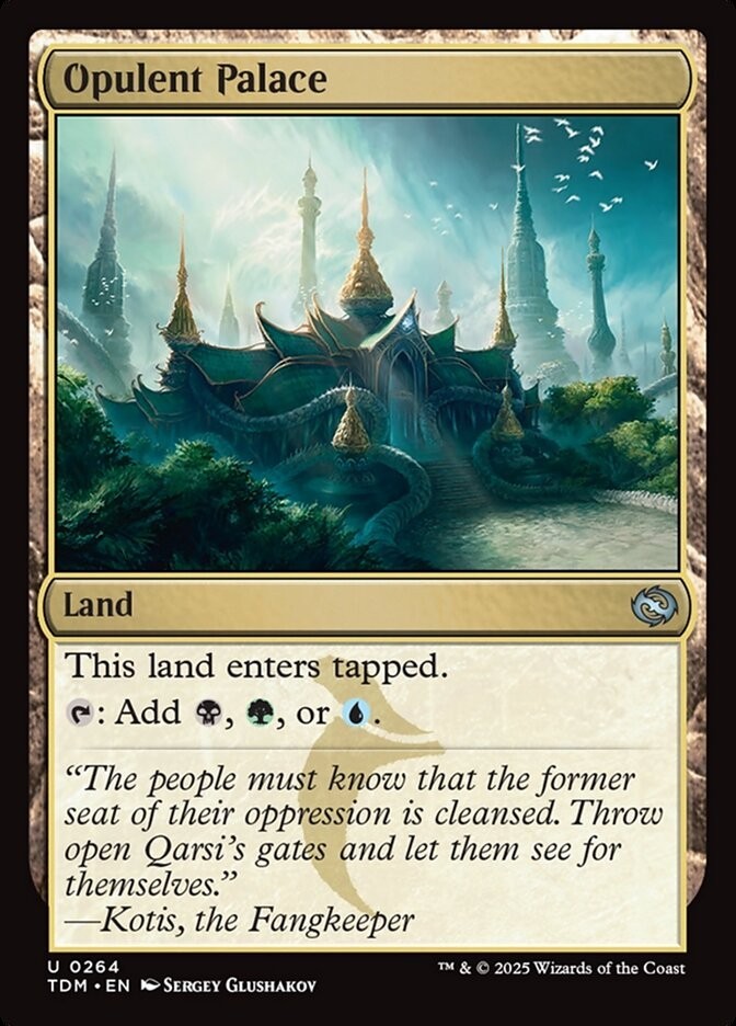 Opulent Palace 0264 Non Foil Uncommon Tarkir Dragonstorm MTG Near Mint