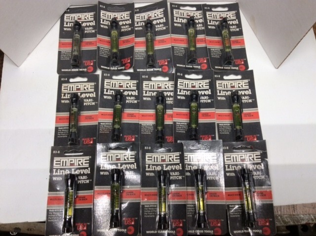 EMPIRE 83-8 LINE LEVELS - NEW - LOT OF 15 -$ 29.95 - FREE SHIPPING