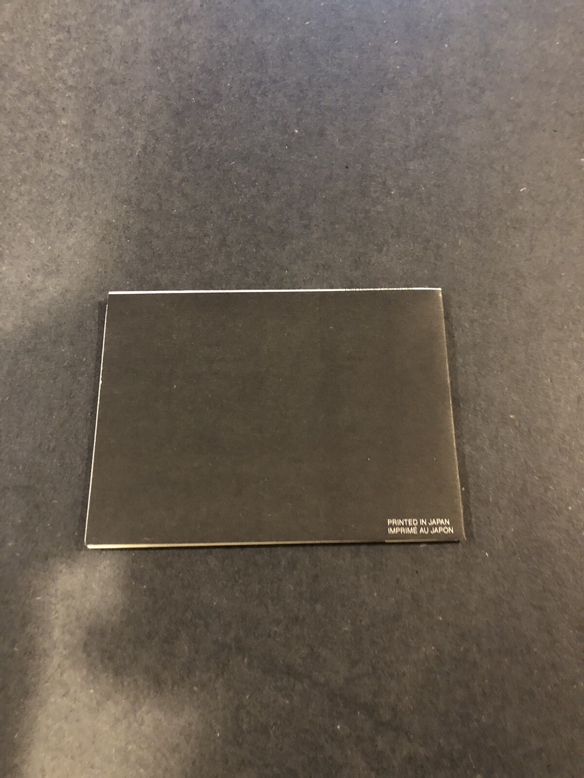 Gameboy precaution Insert