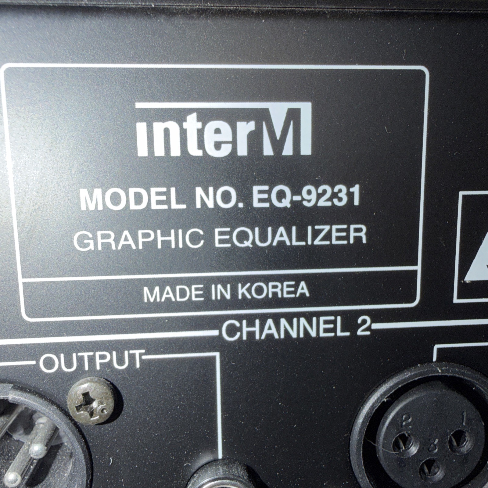 InterM EQ 9231 Graphic Equalizer