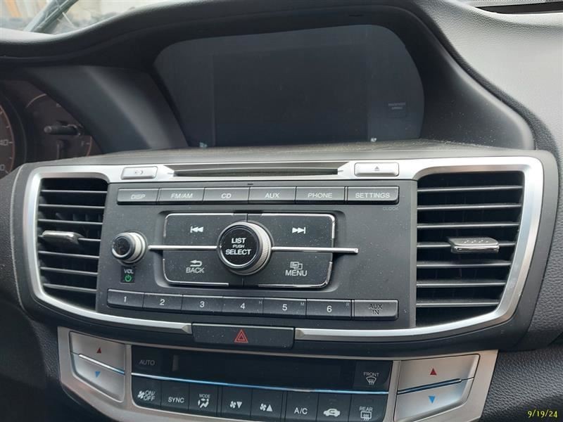 Audio Equipment Radio Sedan Receiver And Face Panel Fits 13-15 ACCORD 3191261