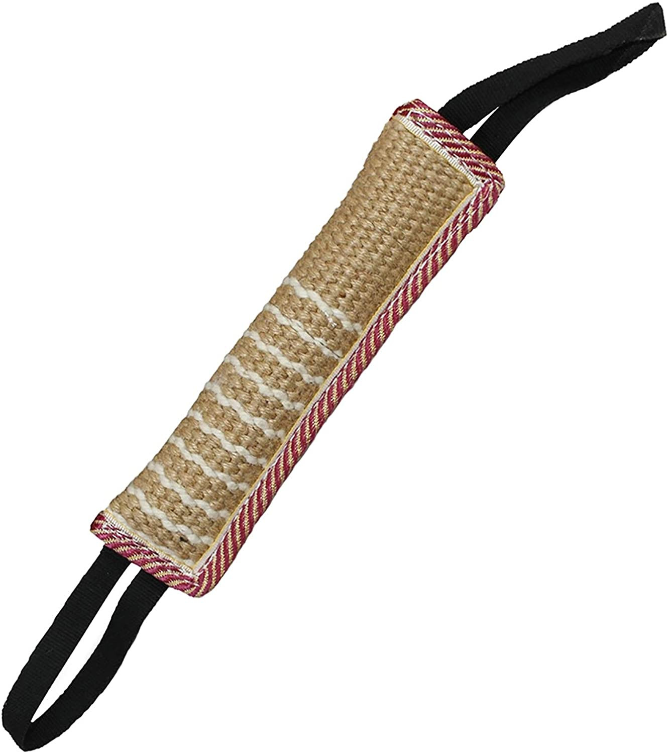 Dog Tug Toy Dog Training Bite Pillow Jute Bite Toy - Best for Tug of War, Puppy