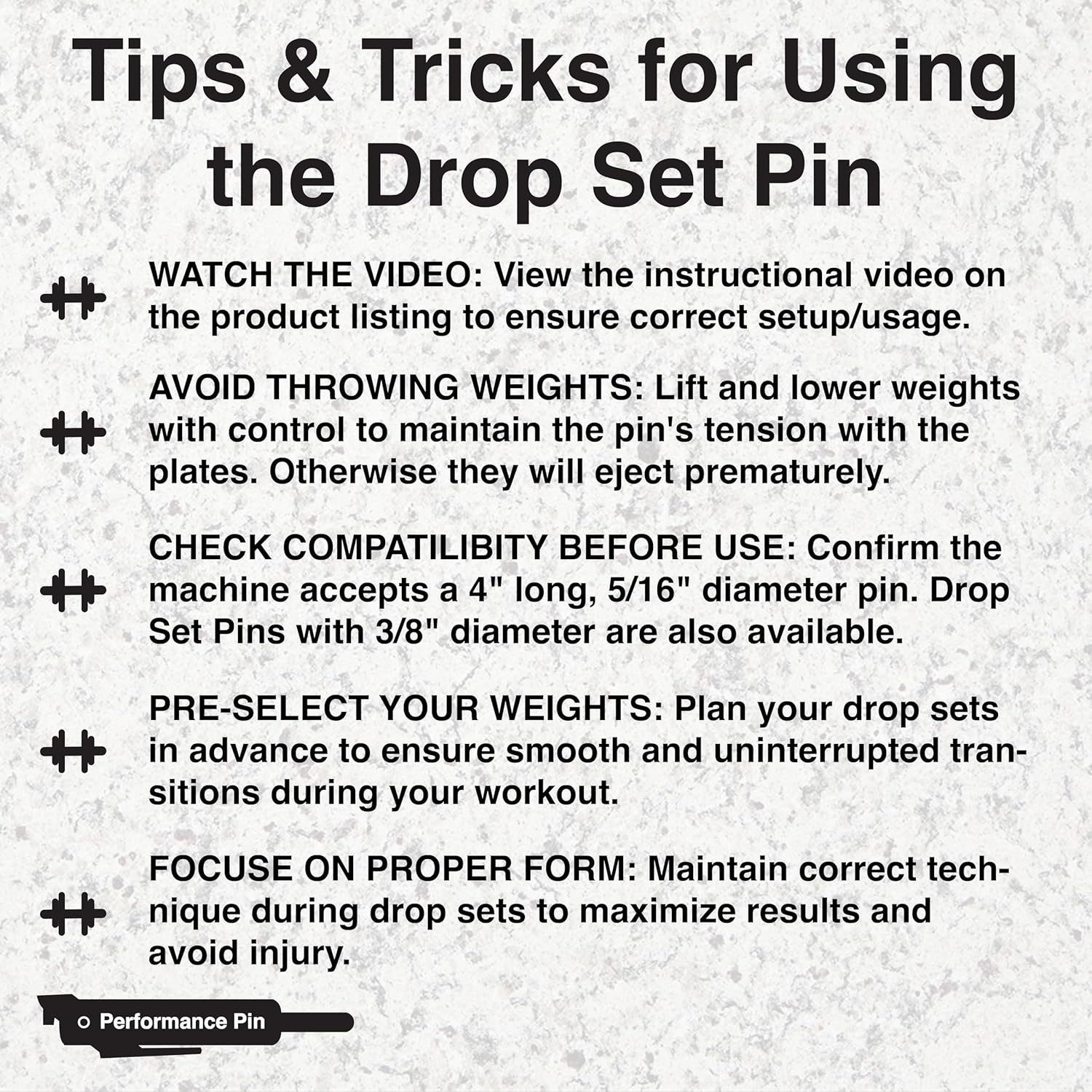 Gym Accessory Drop Set Pins, Instant Weight Transition for Enhanced Workouts