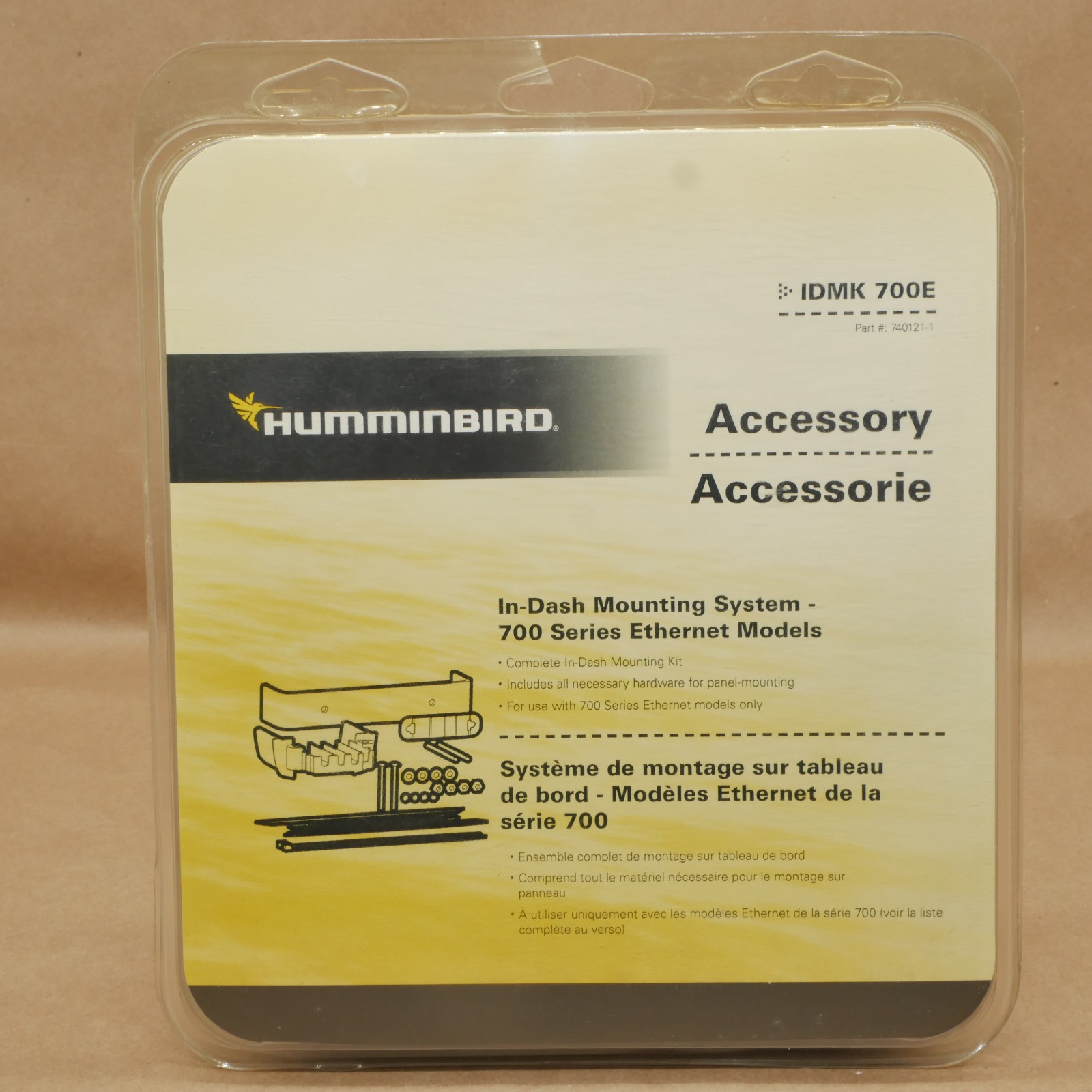 Humminbird In-Dash Mounting System 700 Series Ethernet Models IDMK 700E 740121-1