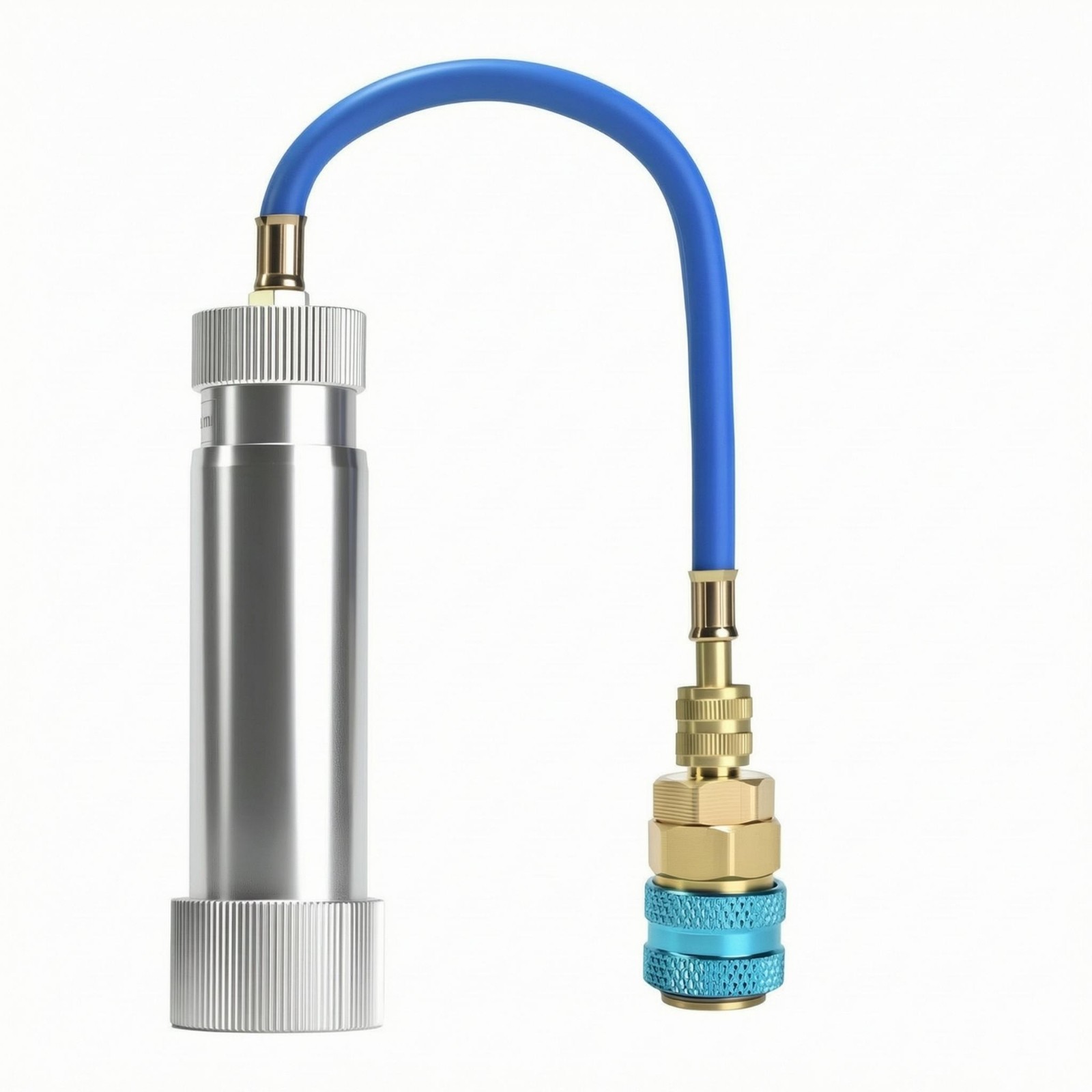 Manual Air Conditioning Oil Injector Metal Body Air Conditioning Oil Injector
