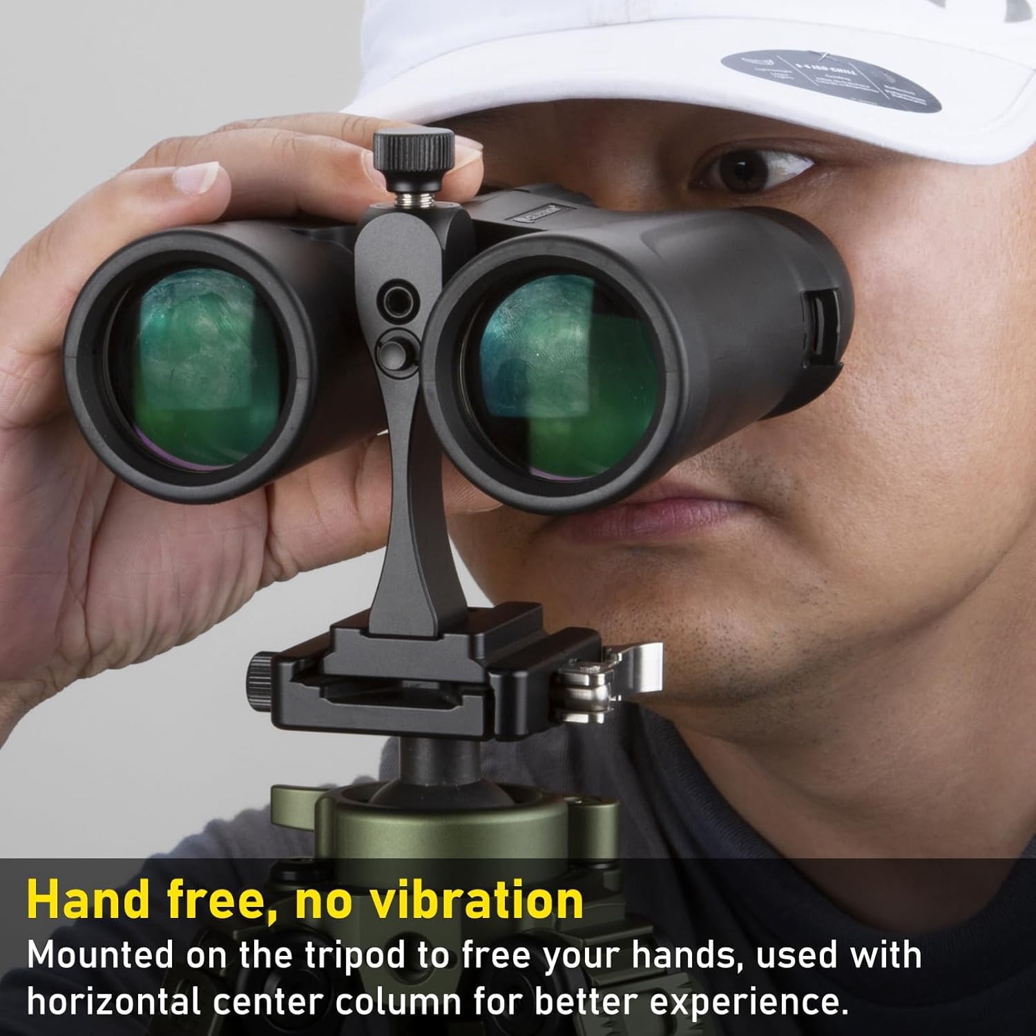 Binocular Tripod Adapter | Quick Release, 1/4"-20 Thread & Arca-Dovetail, CNC Al
