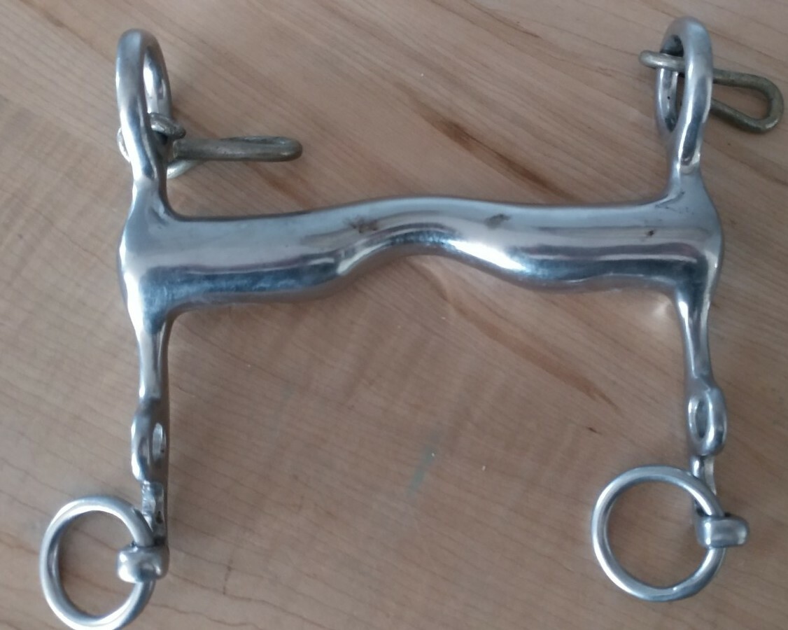 5" Korsteel 18/8 Stainless Thick Mouth Pelham W/O Chain-Used