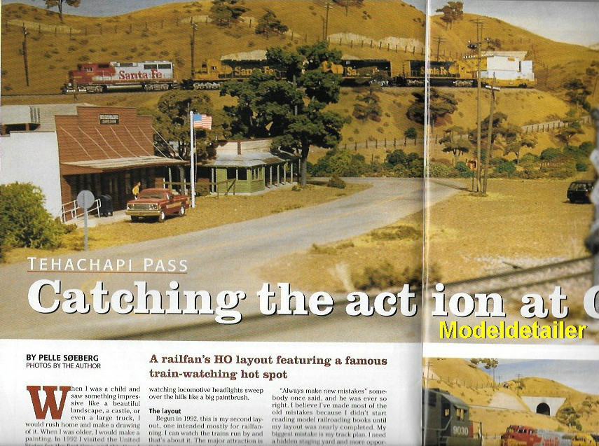 Model Railroader Mar.1998 Tehachapi Pass Donner Pass SP Southern Pacific Hopper