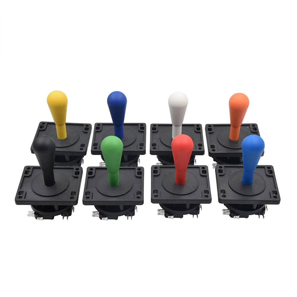 NEW 100% HAPP JOYSTICK COMPETITION 8 WAY BLACK NEW ARCADE MAME JAMMA JOYSTICK
