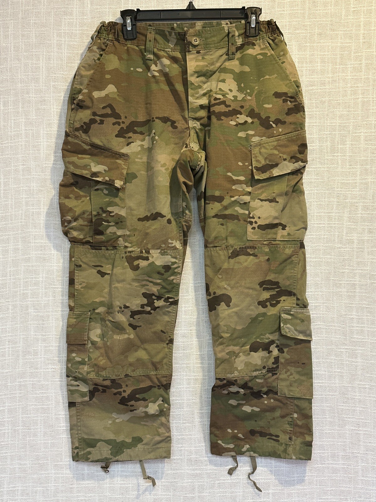Military Camo Combat Pants 31 Short Unisex US Army Woodland Camo 8 Pockets