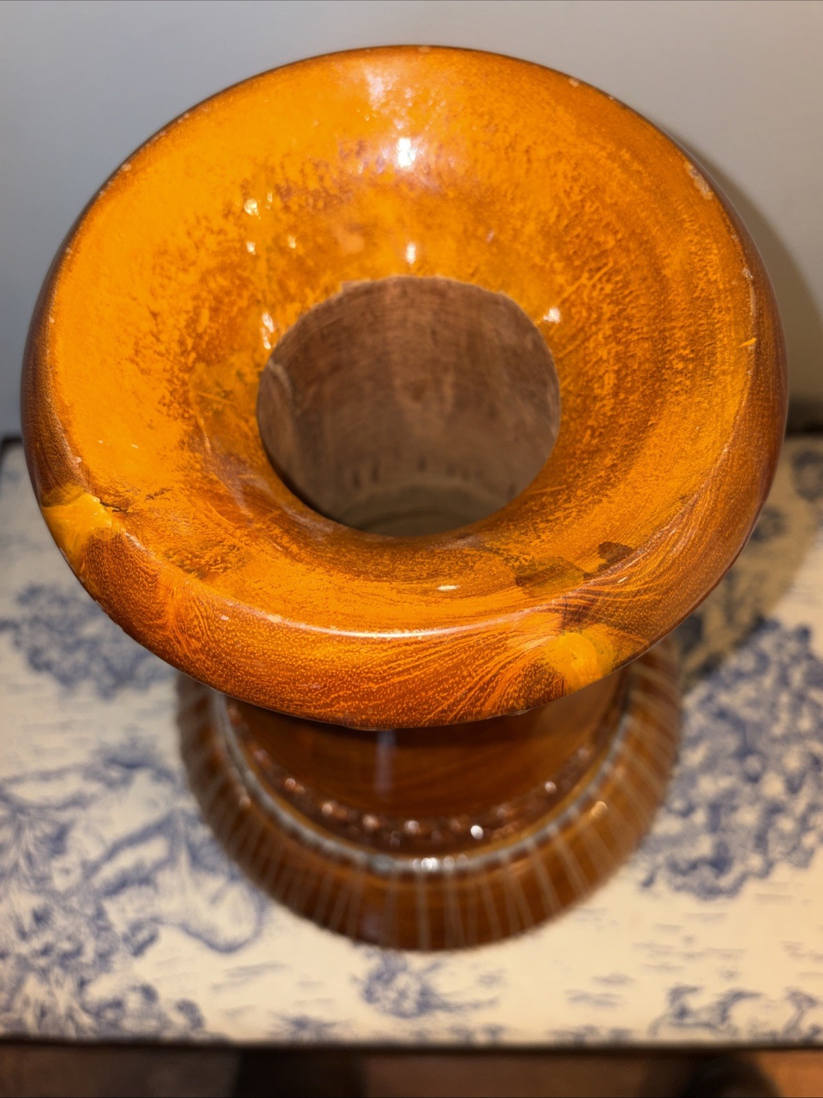 Vintage Doumbek Drum Snake Skin Head Handmade