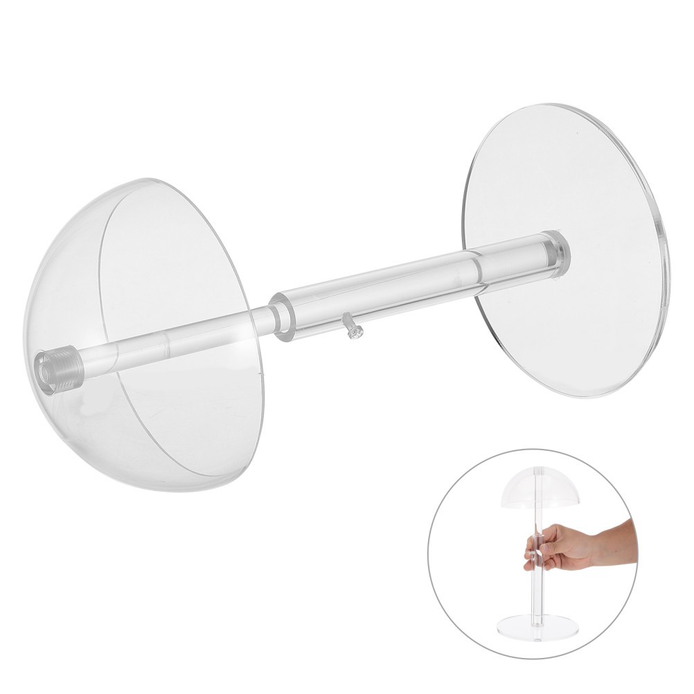 Transparent Acrylic Hat Organizer Stand for Baseball Caps and Boutique Displays