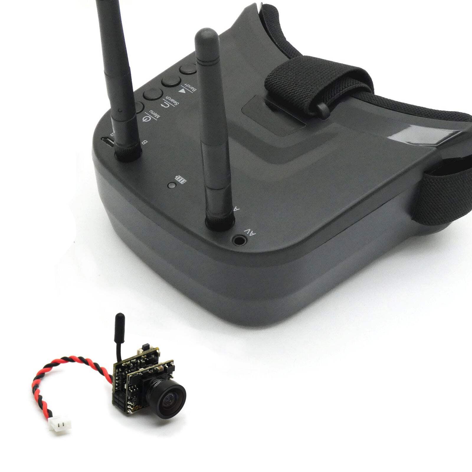 5.8GHz FPV Goggle Camera Transmitter System 5.8G 3" 480x320 Display DIY Quick In