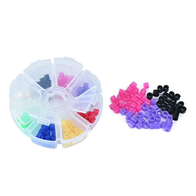 10 Boxes Dental Silicone Instrument Code Rings 8 Standard Color Recognition