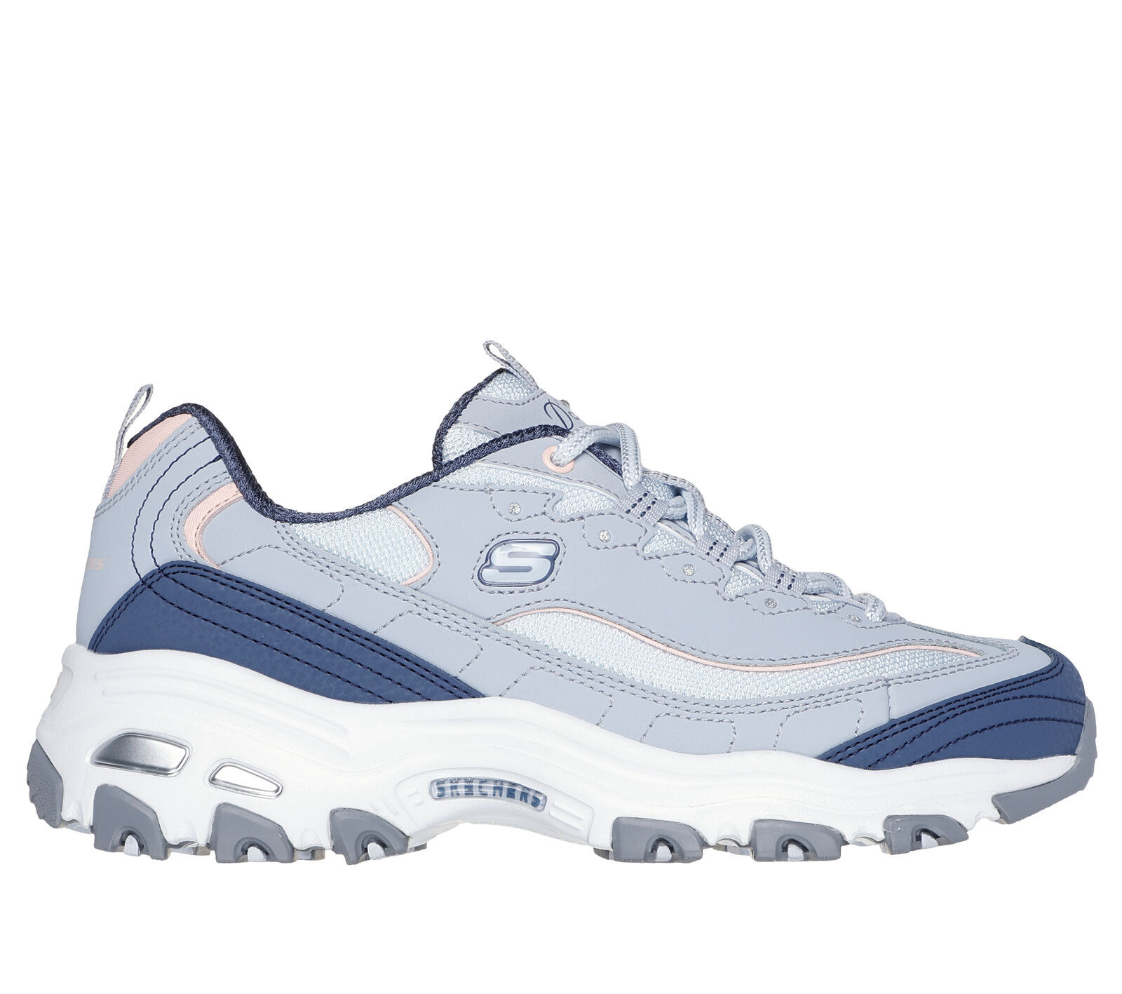 Skechers / D'Lites / POPULAR VOTE / Light Blue Multi / Memory Foam / Reg $80