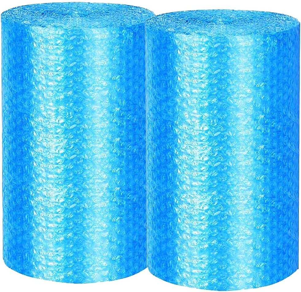 Yens Bubble 3/16" X 12" Cushioning Perforated 70 ft Packaging Wrap-Blue