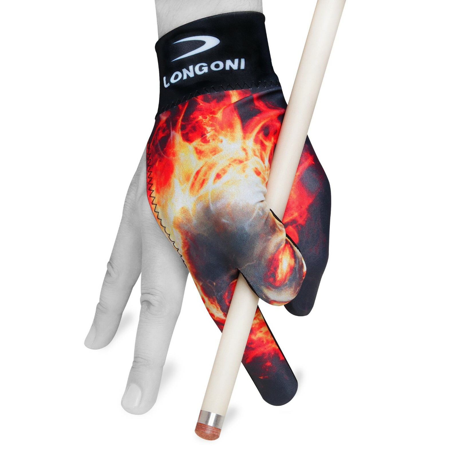 LONGONI Billiard POOL CUE GLOVE Fancy Skull 2 for Right hand + FREE SHIPPING!
