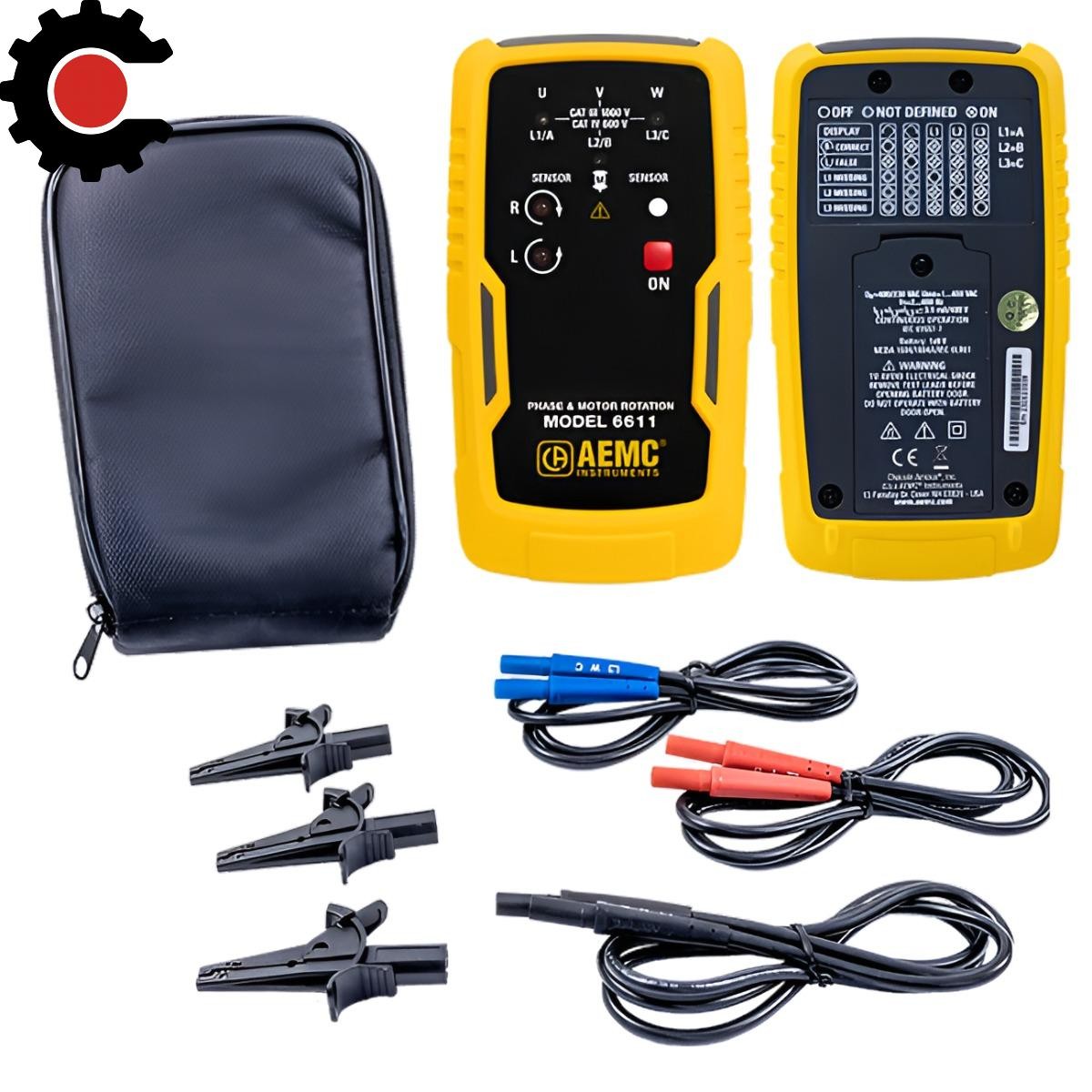 AEMC 6611 Phase and Motor Rotation Meter Cat. #2121.90