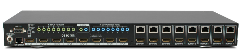 Binary B-300-HDMATRIX-8X8 HDMI Matrix Switch AND 4 receivers for Control4 - Used