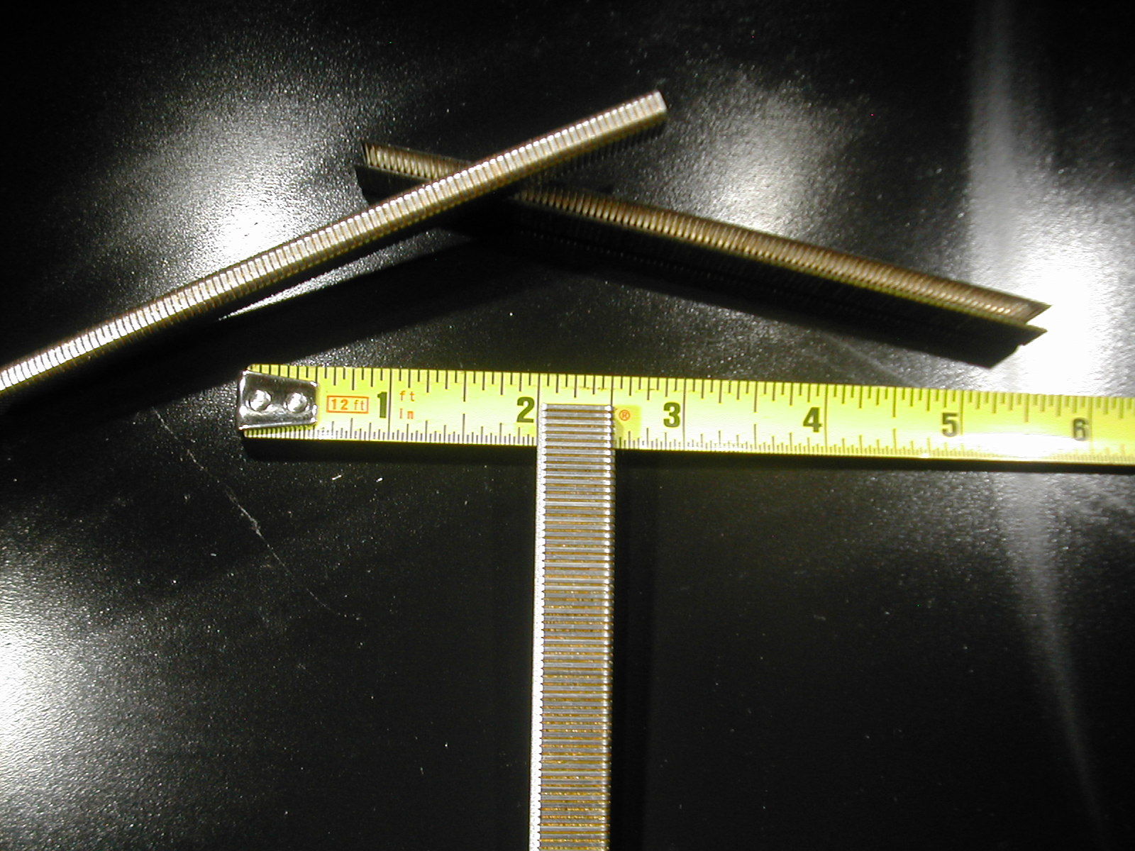 18 gauge 1/4" Narrow Crown Staples 5000/bx Galvanized Chisel Point 1/2" long