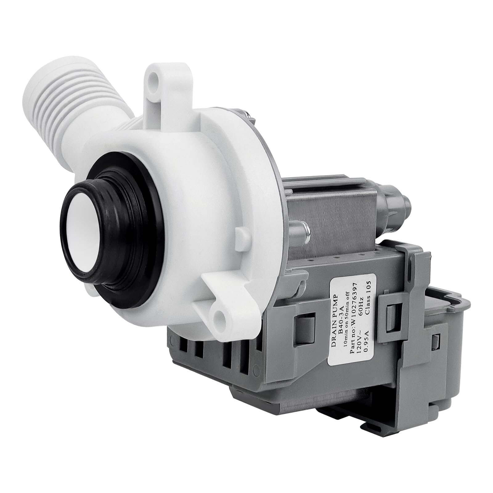 W10276397 Washer Drain Pump AP4514539 PS2580215 Compatible for Whirlpool