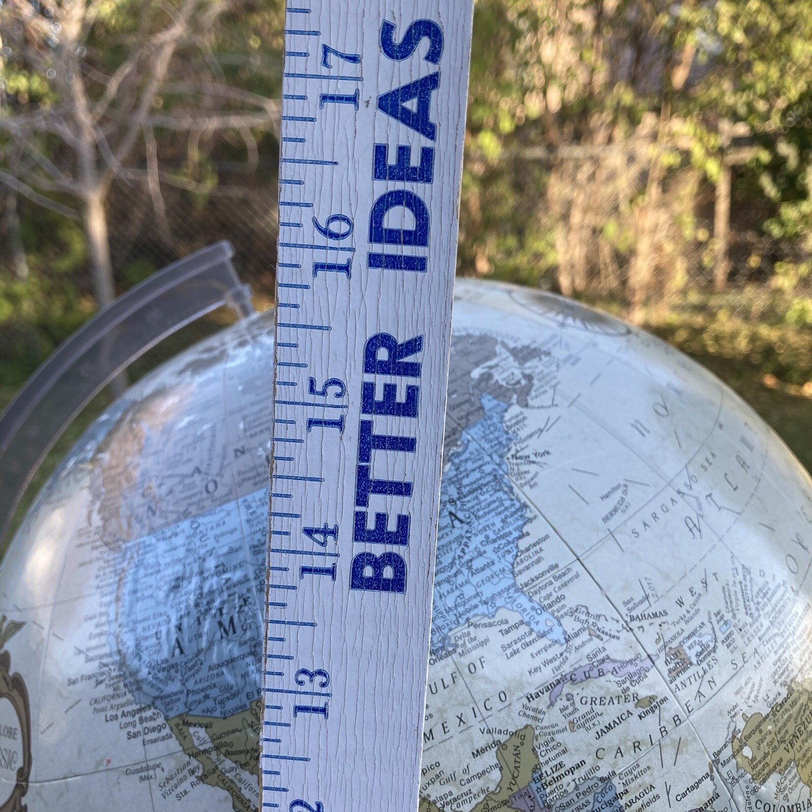 Vintage Replogle 12 Inch Diameter Globe Platinum Classic Series