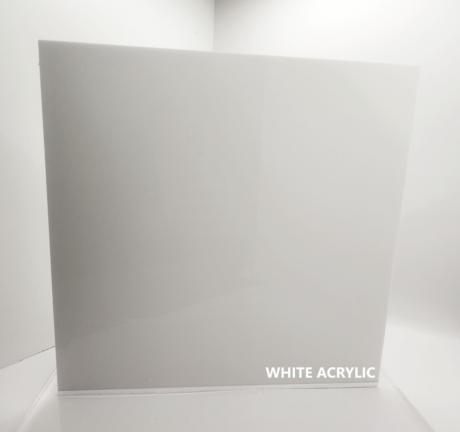 WHITE TRANSLUCENT ACRYLIC PLEXIGLASS 1/8" PLASTIC SHEET YOU PICK SIZE ^
