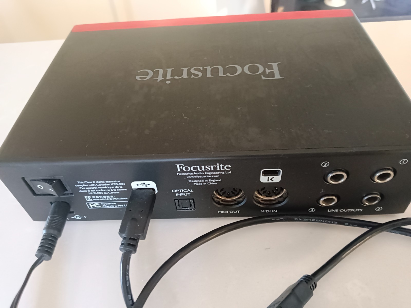 Focusrite Clarett 2Pre USB Audio Interface