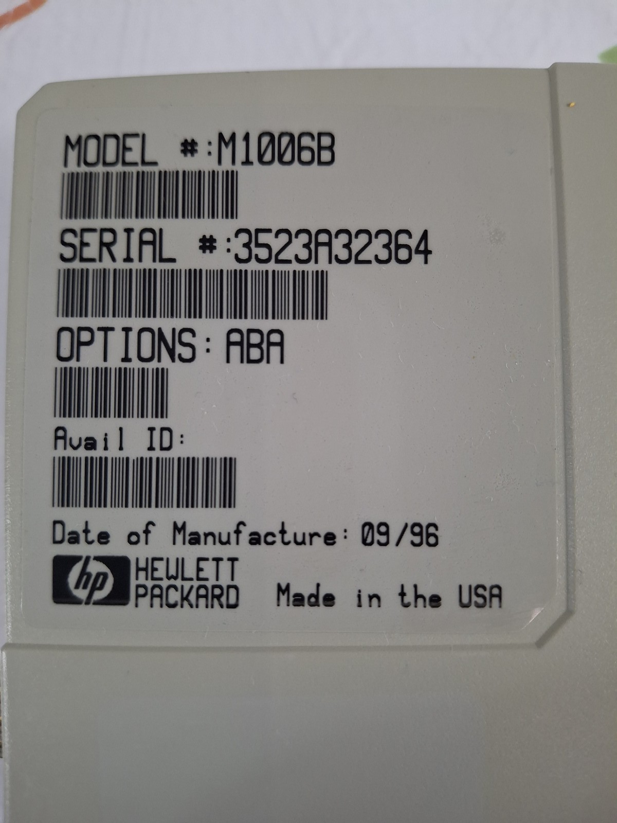 Philips M1006B Single Parameter IBP Module