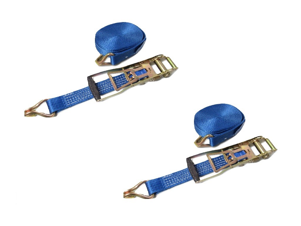 Reverse Ratchet Straps Tie Down 50MM 5T 12M X2 (Ergo Lashing Cargo Claw Hook)