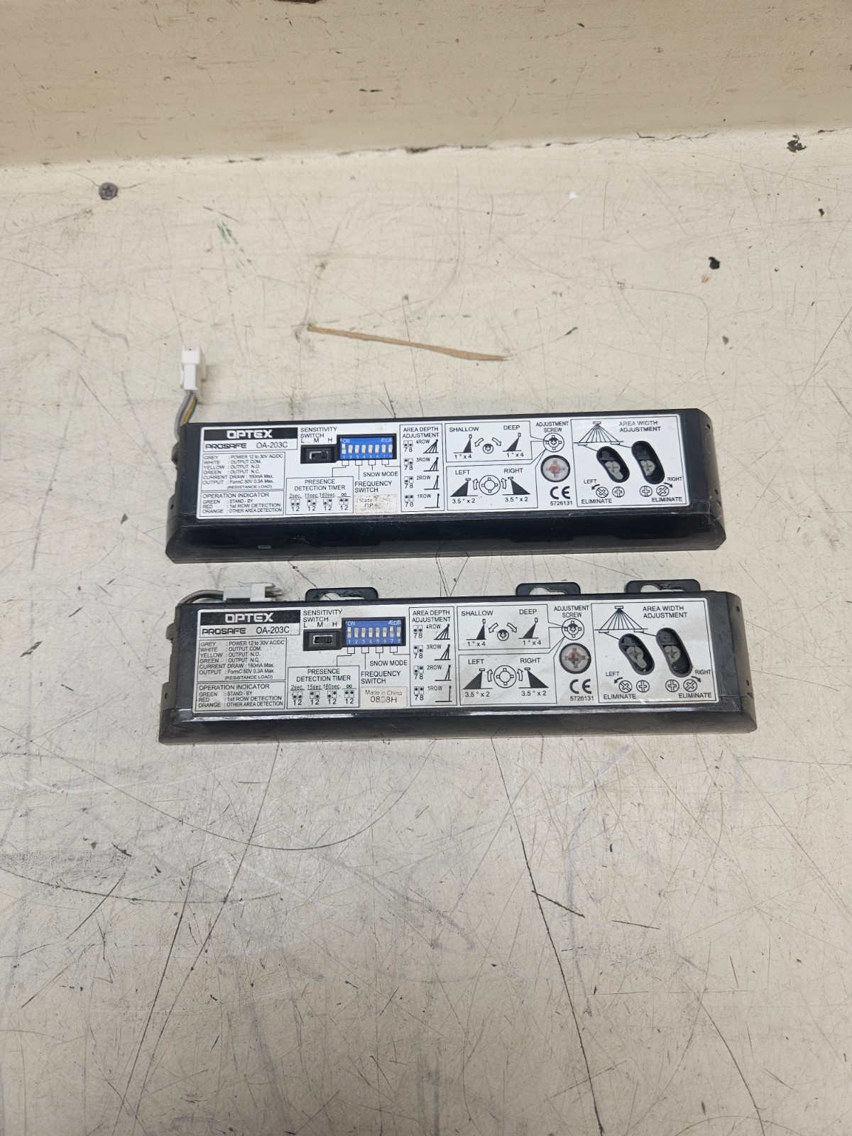 Lot Of 2  Automatic Door Infrared Sensor P/N: OA203C