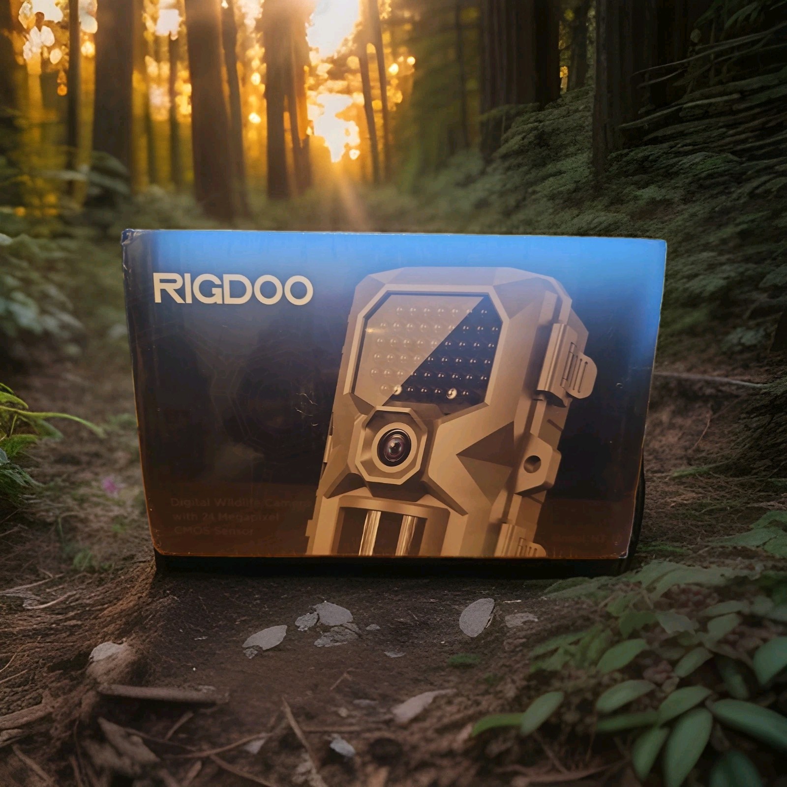 RIGDOO-DIGITAL TRAIL CAMERA-2.4" LCD DISPLAY-80FT TRIGGERING DISTANCE-BRAND NEW!