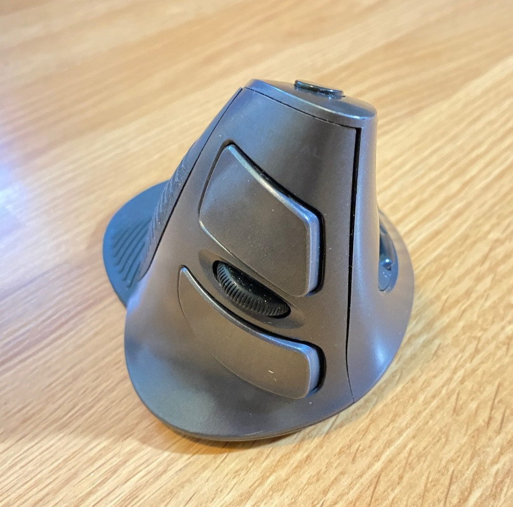 J-Tech Digital Wireless Vertical Mouse Ergonomic USB w/ Dongle - Works