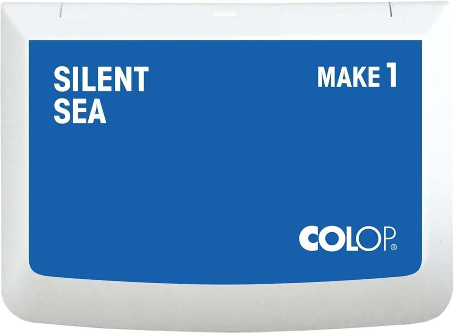 Make 1  Stamp Pad, Non-Toxic, 3.5" X 1.94", Silent Sea | Premium Water-Based & A