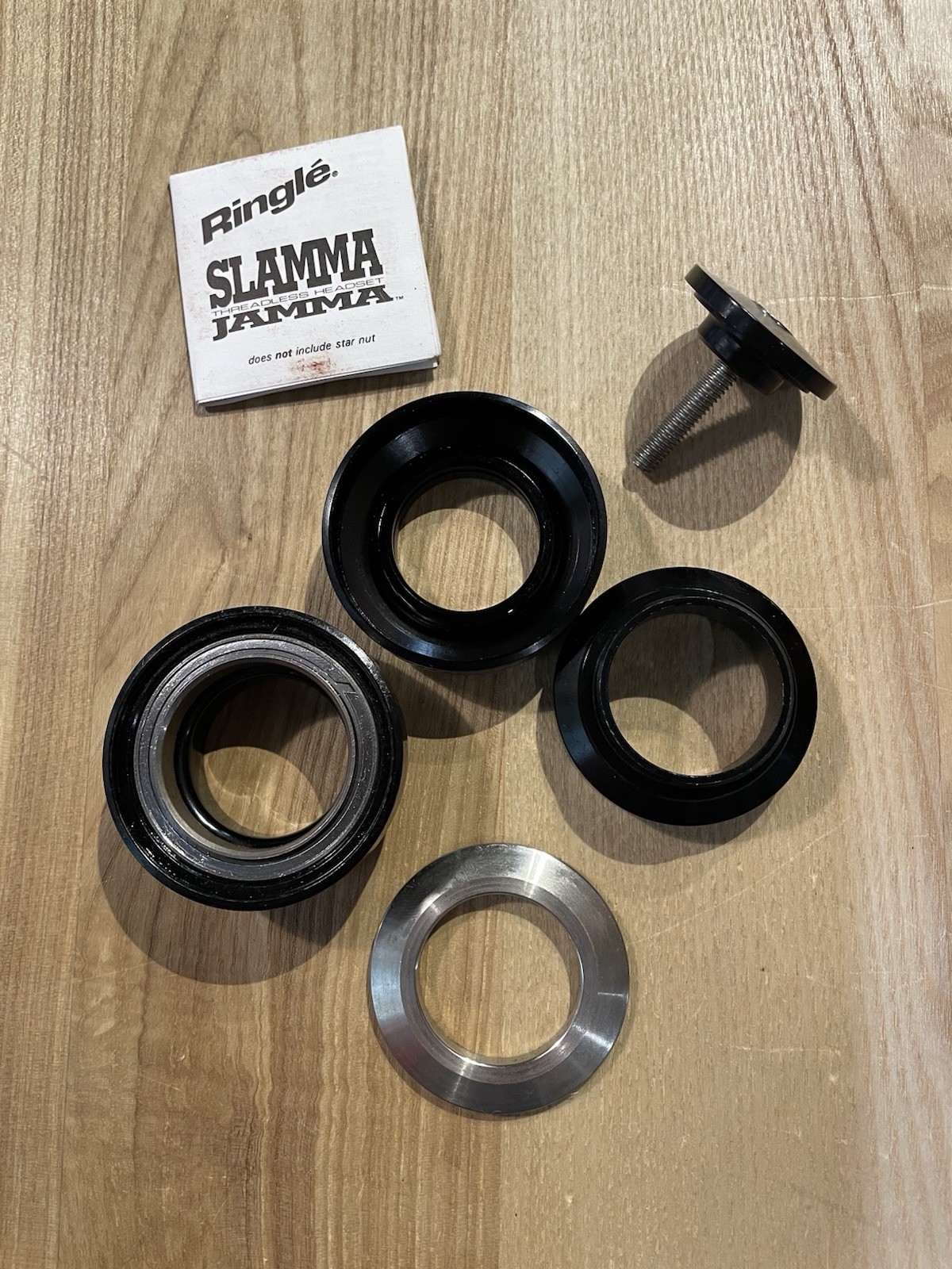 NIB Sun Ringle Slamma Jamma Threadless Headset 1-1/8" Black
