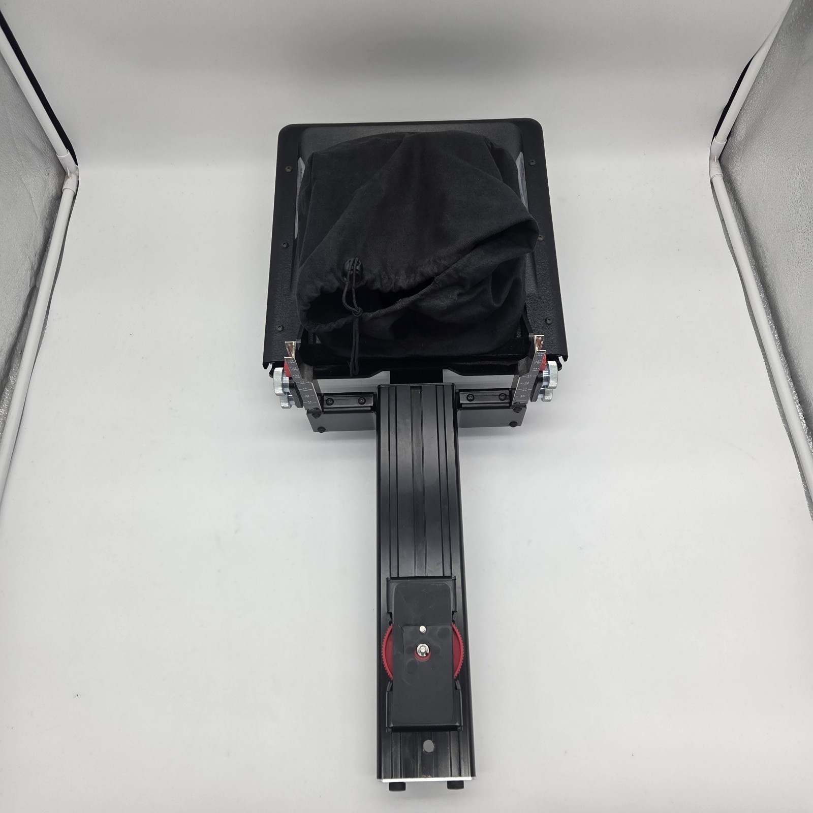 Prompter People 16" Teleprompter w/ 10" Monitor Glass Hood Rail Mount