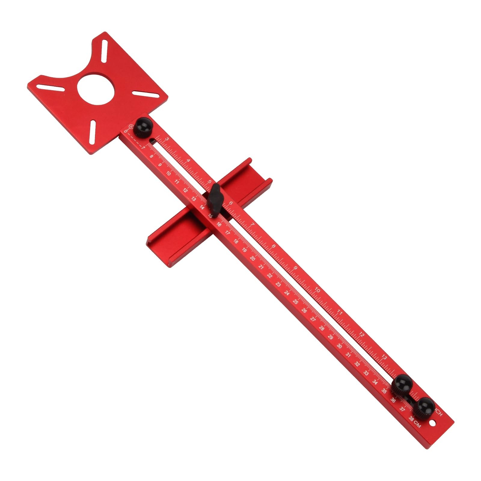 YINSHCO 4in1 Router Milling Groove Bracket, Aluminum Alloy Router Circle Cutt...