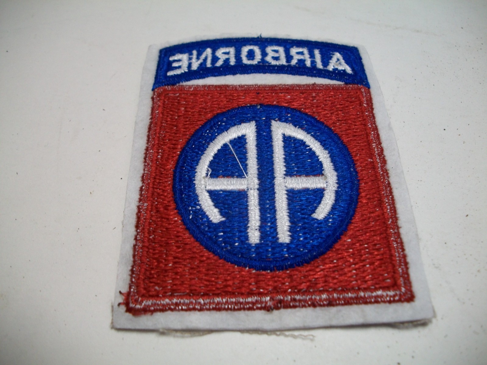 82nd Airborne with Tab Color Patch 3.5" long