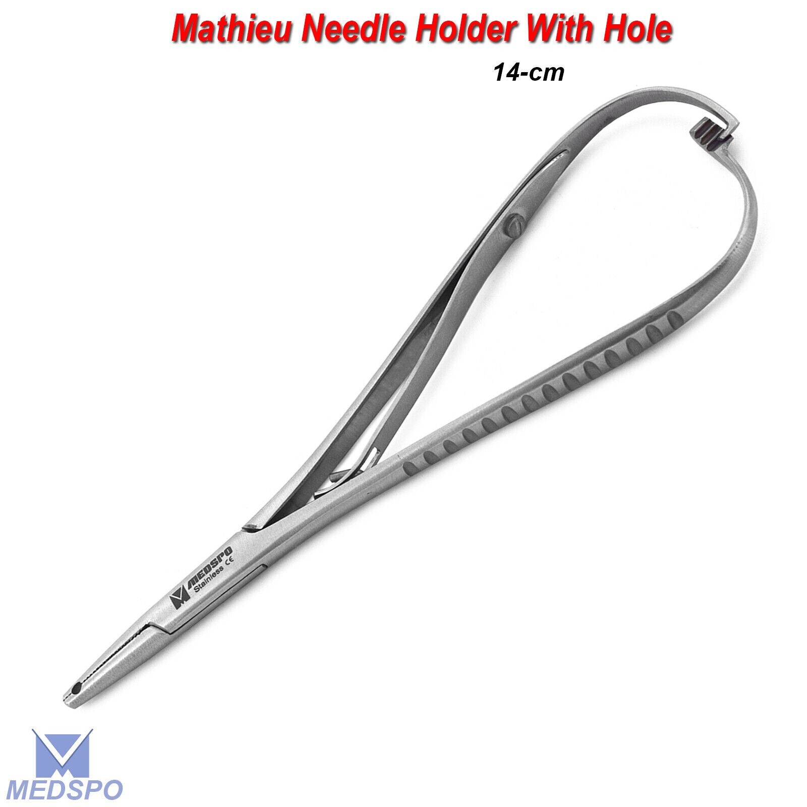 Mathieu Needle Holder With Hole Elastics Putting Elastic Braces Instruments CE