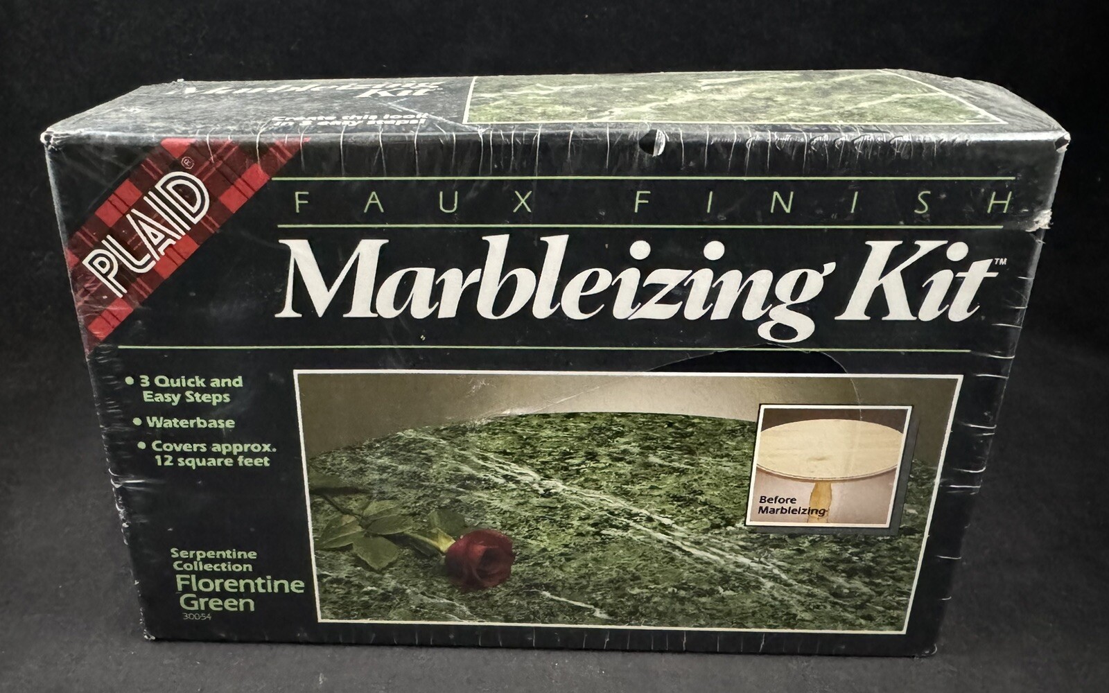 Vintage 1987 Plaid Enterprises Faux Finish Marbelizing Kit