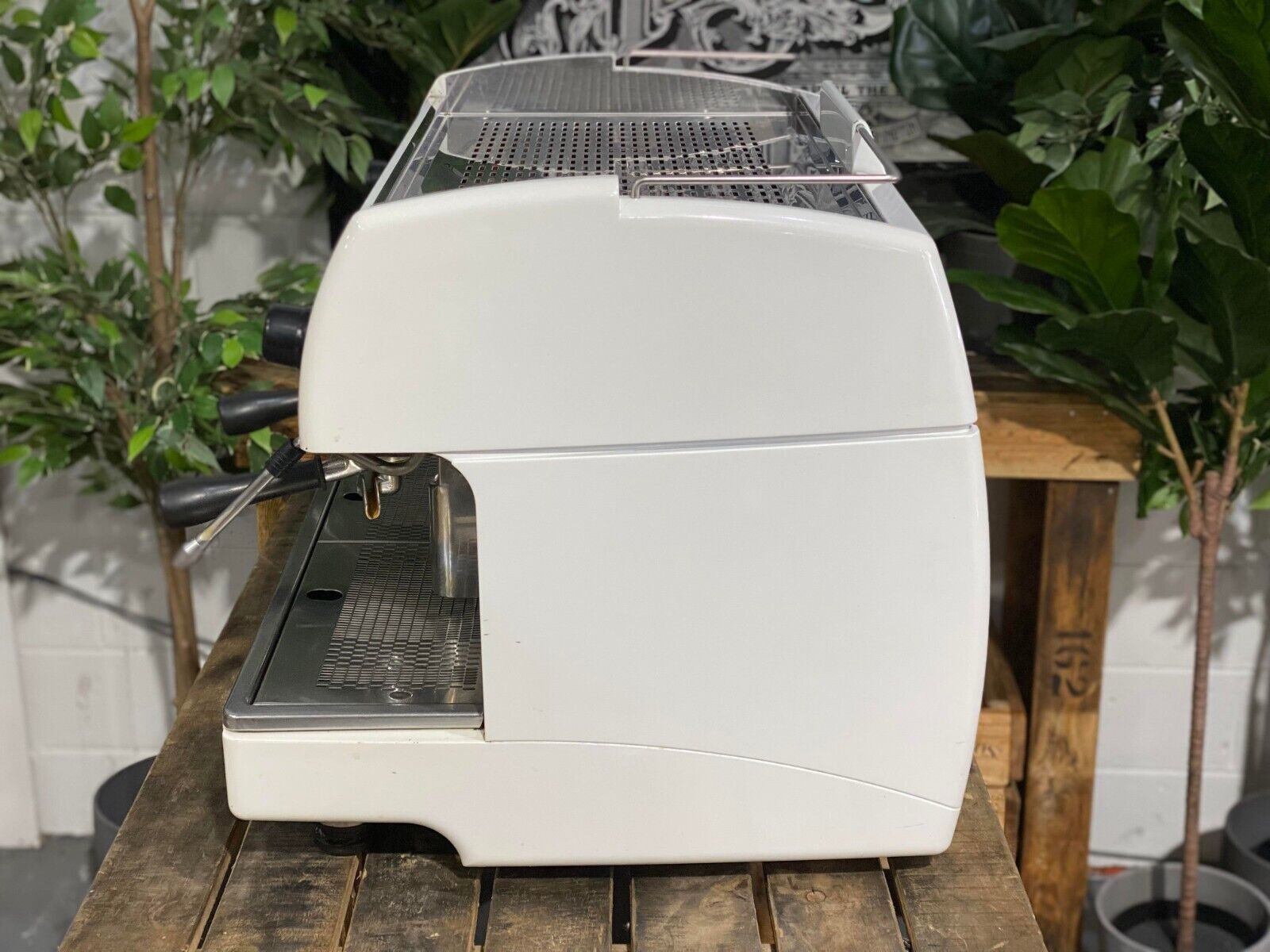 WEGA SPHERA 2 GROUP WHITE ESPRESSO COFFEE MACHINE