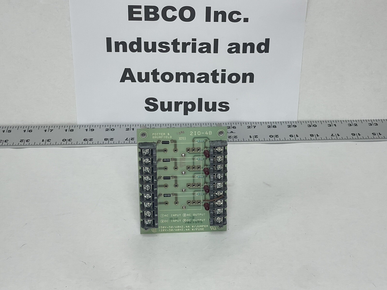 Potter and Brumfield Circuit Board NEW 2I0-4B