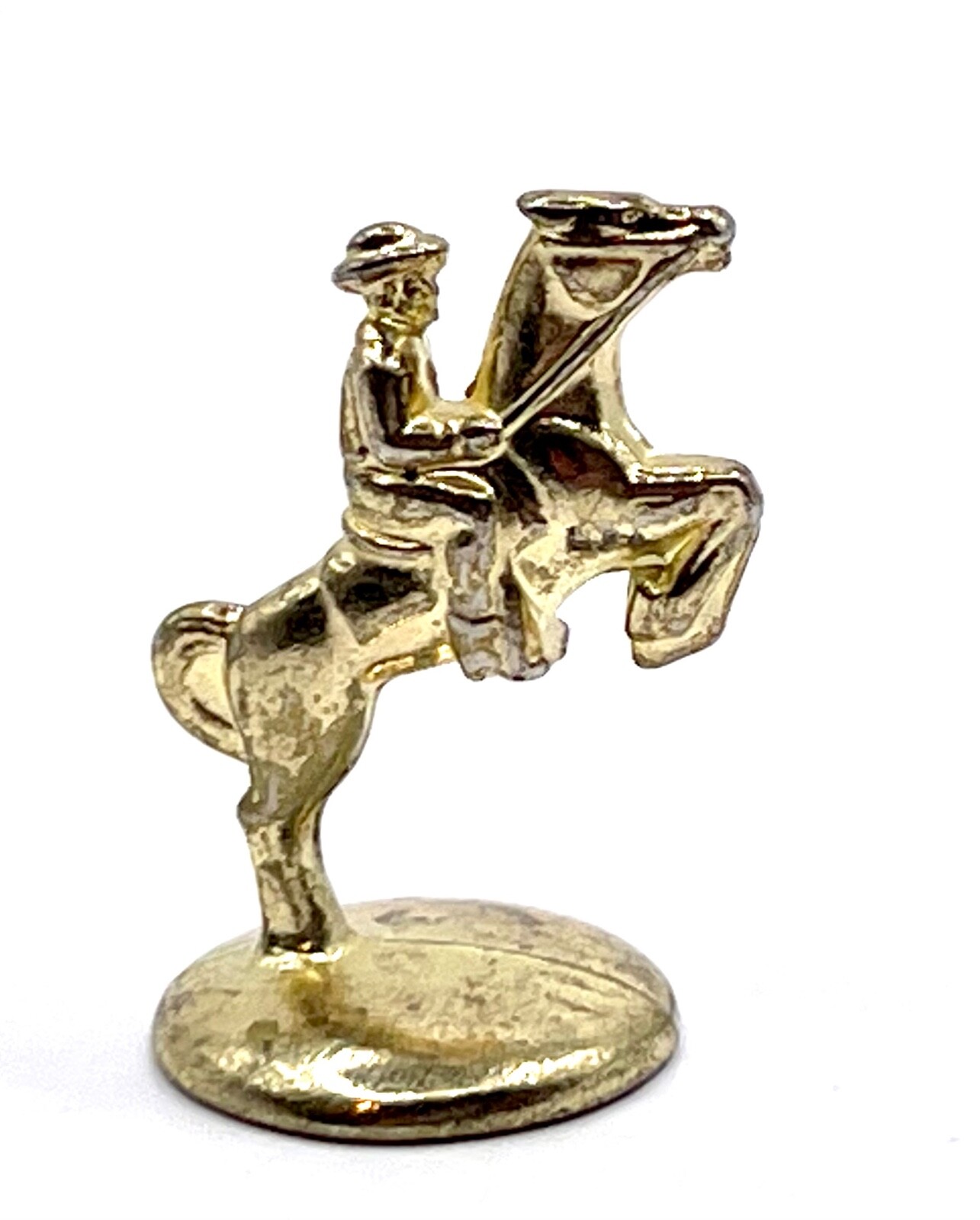 Monopoly Deluxe Gold Horse and Rider Token Pawn Mover Game Replacement Part