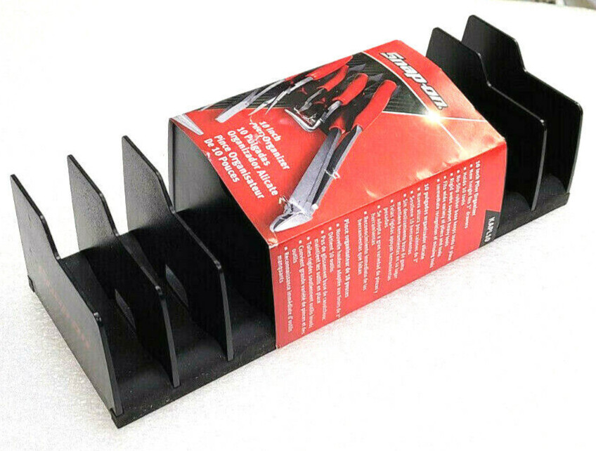 NEW Snap On 10” Organizer Military Black Rack Pliers Storage No Slip Rubberized