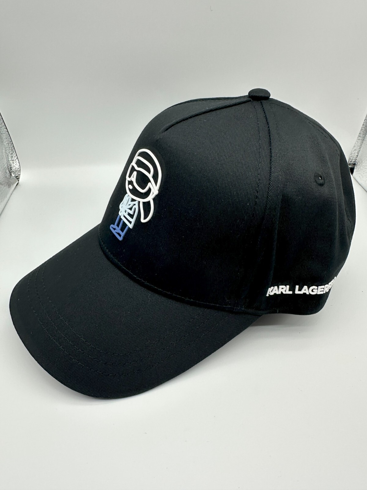 Karl Lagerfeld Unisex Adjustable Baseball Cap One Size, Iconic Logo, Stylish Fit