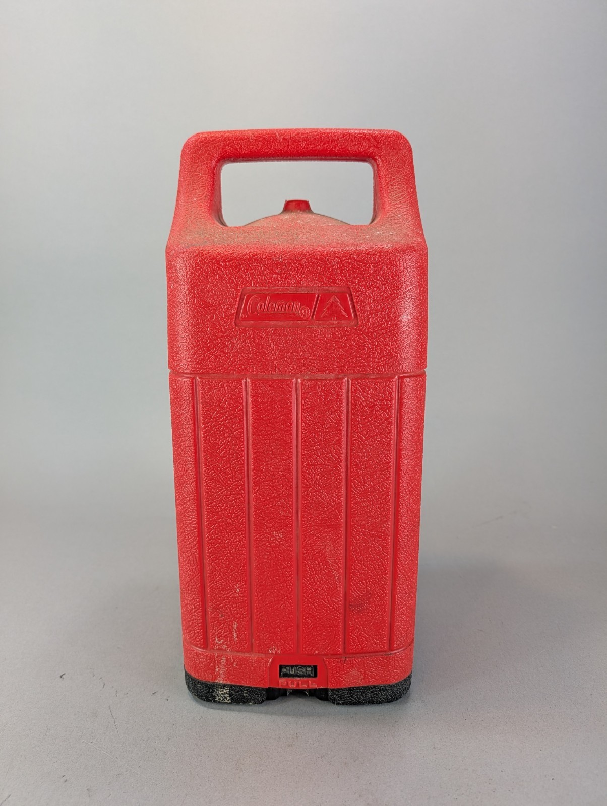 Coleman 200 Lantern Red Plastic Carrying Case Vintage