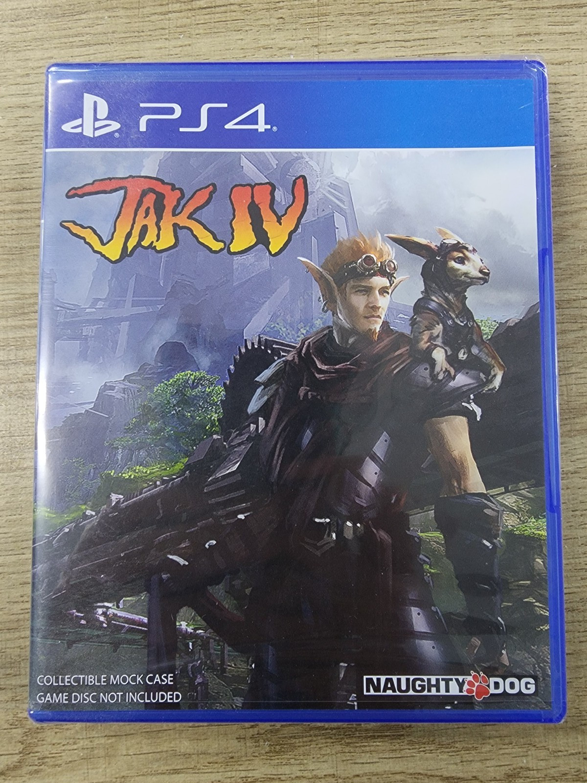 NEW AND FACTORY SEALED -) JAK IV COLLECTIBLE MOCK CASE (- NO GAME - LIMITED RUN