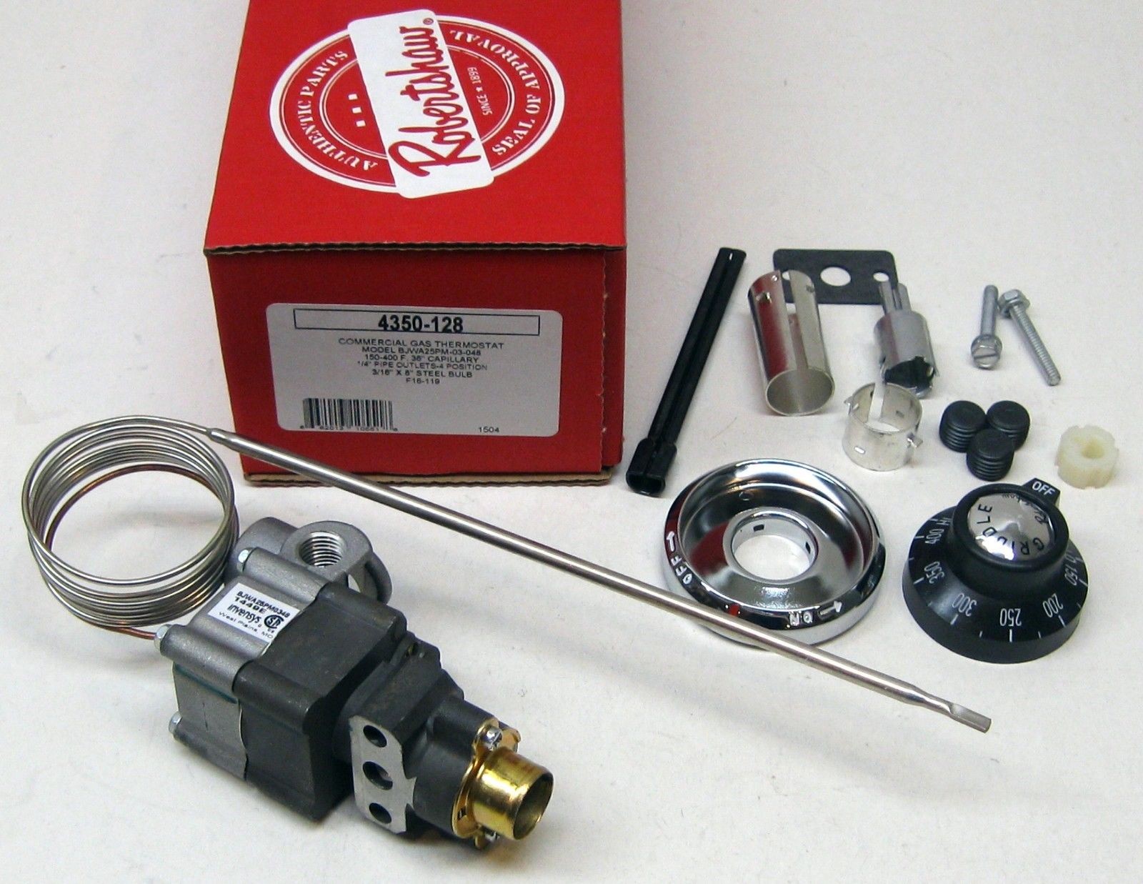 4350-128 Robertshaw Commercial Gas Oven Thermostat for BJWA 46-1211 3200093 2008