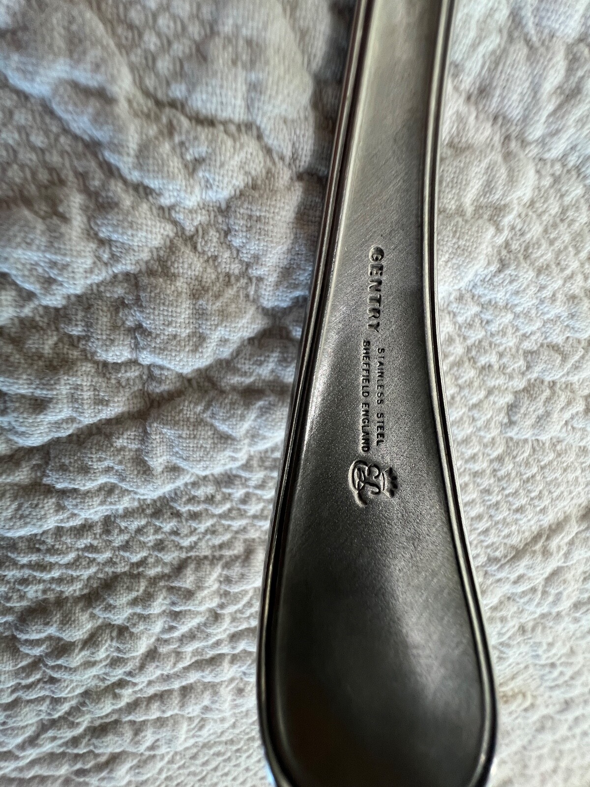 Gentry Sheffield Stainless Steel Shell Ladle